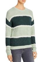  Josephine Fuzzy-stripe Sweater