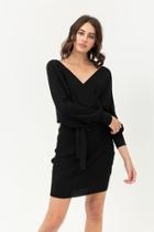 Wrapped Sweater Dress