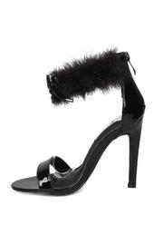  Faux-fur Ankle Stiletto