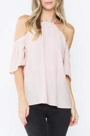  High-neck Off-shoulder Top