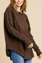  Henley Brown Thermal