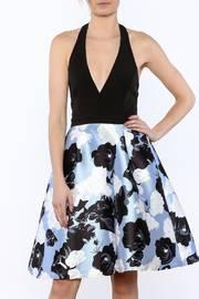  Floral Print Halter Dress