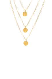  Layered Disc Necklace
