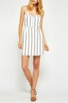  Striped Convertible Dress
