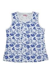  Blue & White Shirt Top