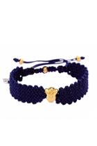  Navy Woven Bracelet