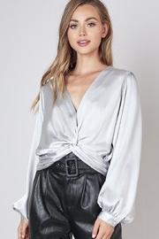  Twist Front Cropped-top