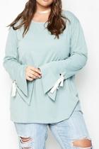  Bell-sleeve Top