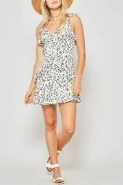 Floral Ruffle-trim Dress