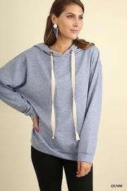  Hoodie D-string Top