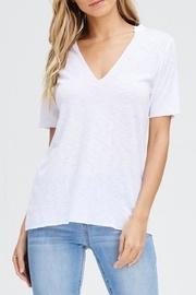  White Boyfriend Tee