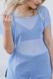  Blue Mesh Tee