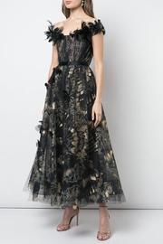 Foil Tulle Dress