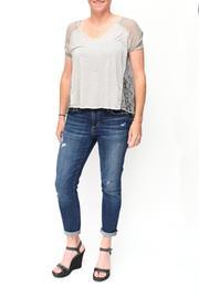  Snakeskin Printed Top