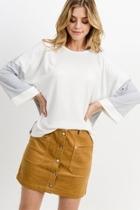  Contrast Box Sweater