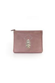  Delfina Leather Clutch