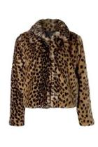  Fuzzy Leopard Jacket