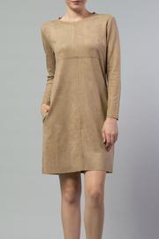  Khaki Suede Dress