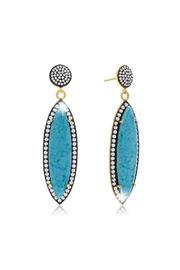  Turquoise Marquise Earrings