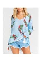  Parrot Knit Sweater