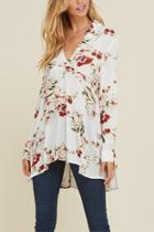  Floral Flowey Blouse