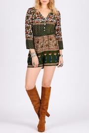  Henley Front Romper
