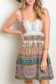 Print Mixed Dress