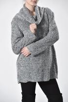  Furry Cowl Sweater