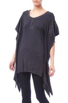  Fitted Poncho Top