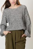  Oreo Lace-up Sweater