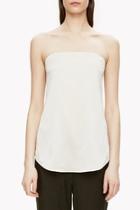  Satin Strapless Top