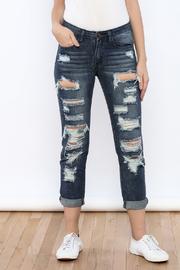  Cut Off Boyfriend Jeans