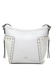  White Studded Crossbody