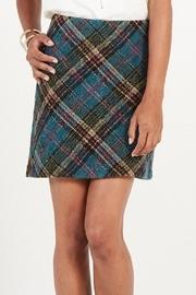  Teal Wool Skirt