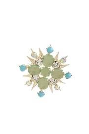  Spiked Jewel Brooch