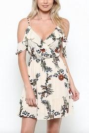  Floral Open-shoulder Dress
