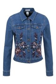  Embroidered Denim Vest
