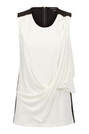 Sleeveless Cream Top