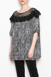  Lace Print Top