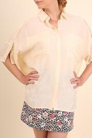  Cream Crepe Blouse