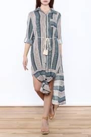  Collared Tie Dress