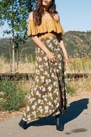  Olive Floral Skirt