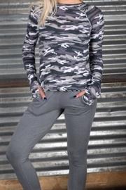  Long- Sleeve Grey-camo Shirt