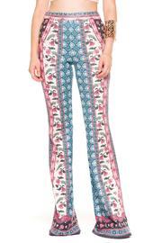  Floral Suede Pants