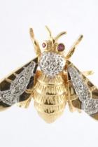  Bumblebee Diamond Brooch
