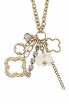  Charm Cluster Necklace