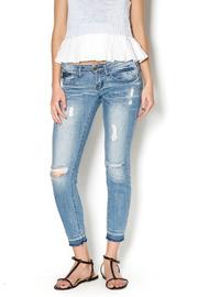 Machine Cropped Jeans