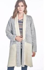  Grey Colorblock Cardigan