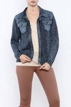  Knit Denim Jacket