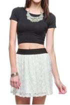  White Lace Skirt